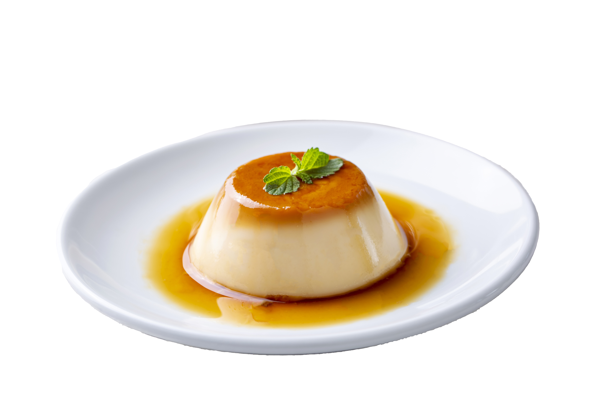 Flan, custard dessert