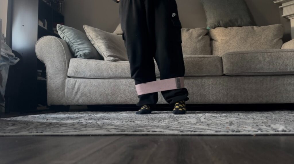 Standing Hip Abduction starting position