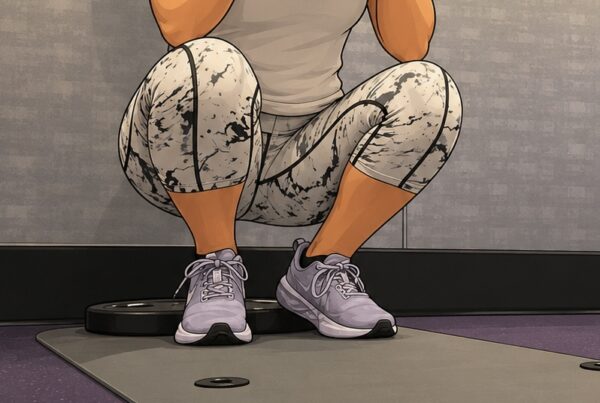 Goblet Squats, a knee and leg strengthening exercise